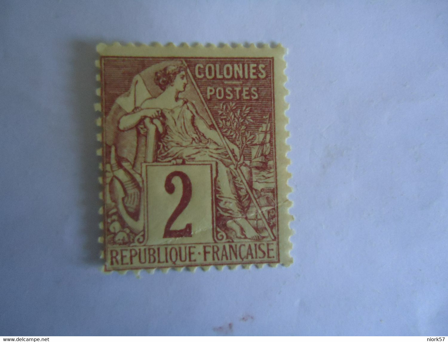 FRANCE  COLONIES   MLN   STAMPS  2C - Non Classificati