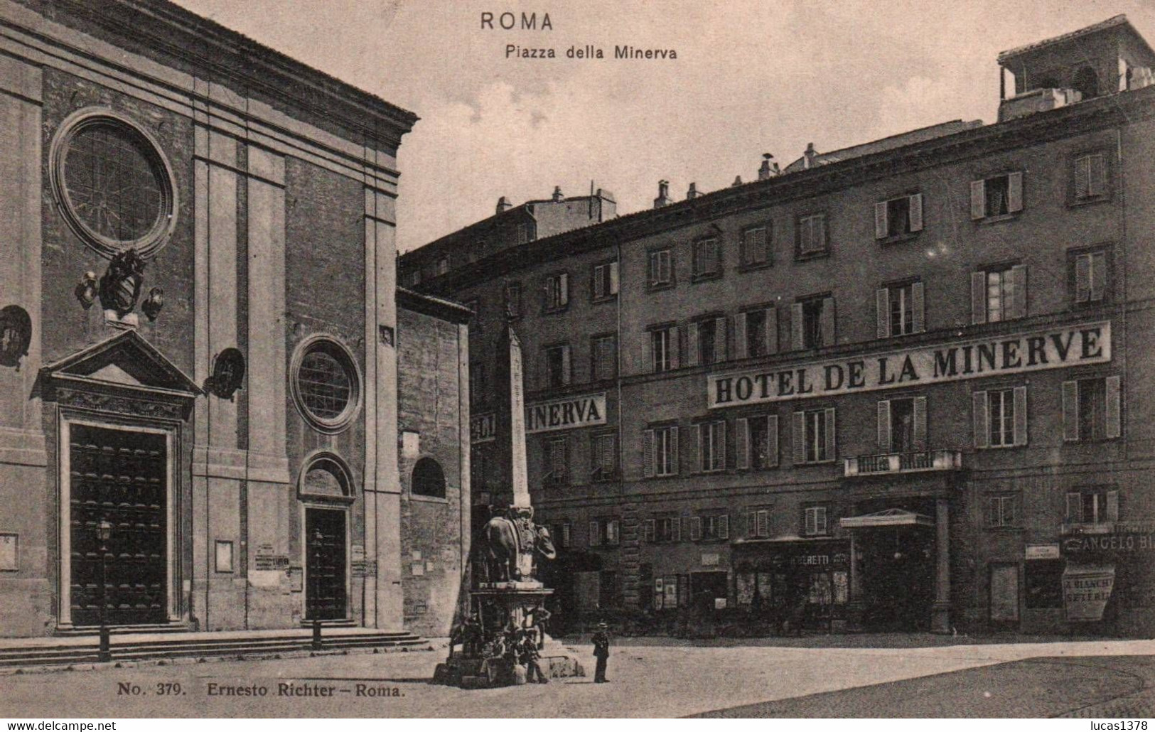 ROMA / PIAZZA DELLA MINERVA / HOTEL DE LA MINERVE - Cafés, Hôtels & Restaurants
