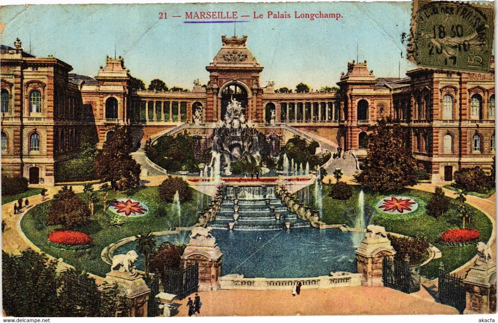 CPA MARSEILLE-Le Palais Longchamp (186106) - Cinq Avenues, Chave, Blancarde, Chutes Lavies