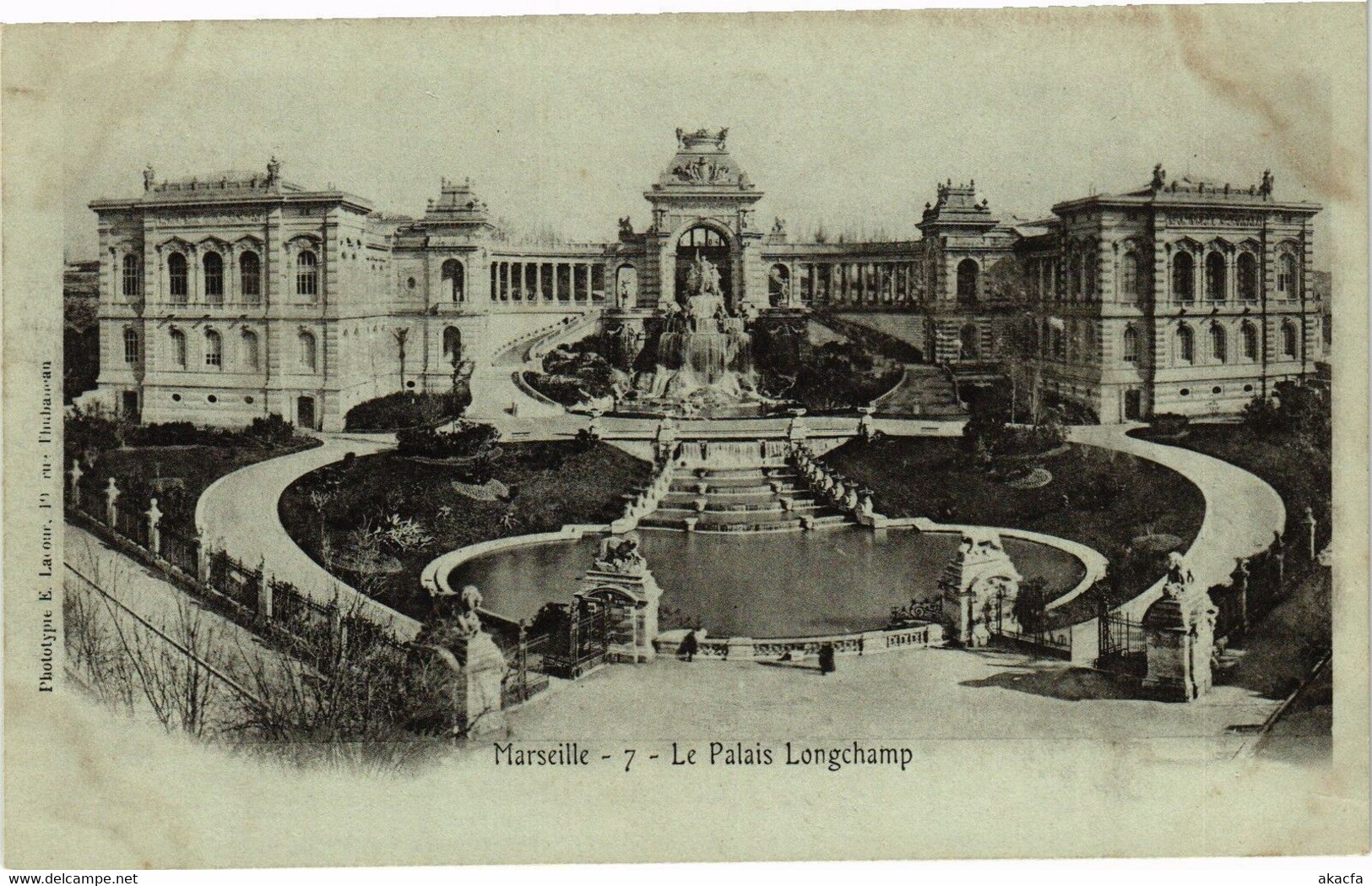 CPA MARSEILLE-Le Palais Longchamp (186183) - Cinq Avenues, Chave, Blancarde, Chutes Lavies