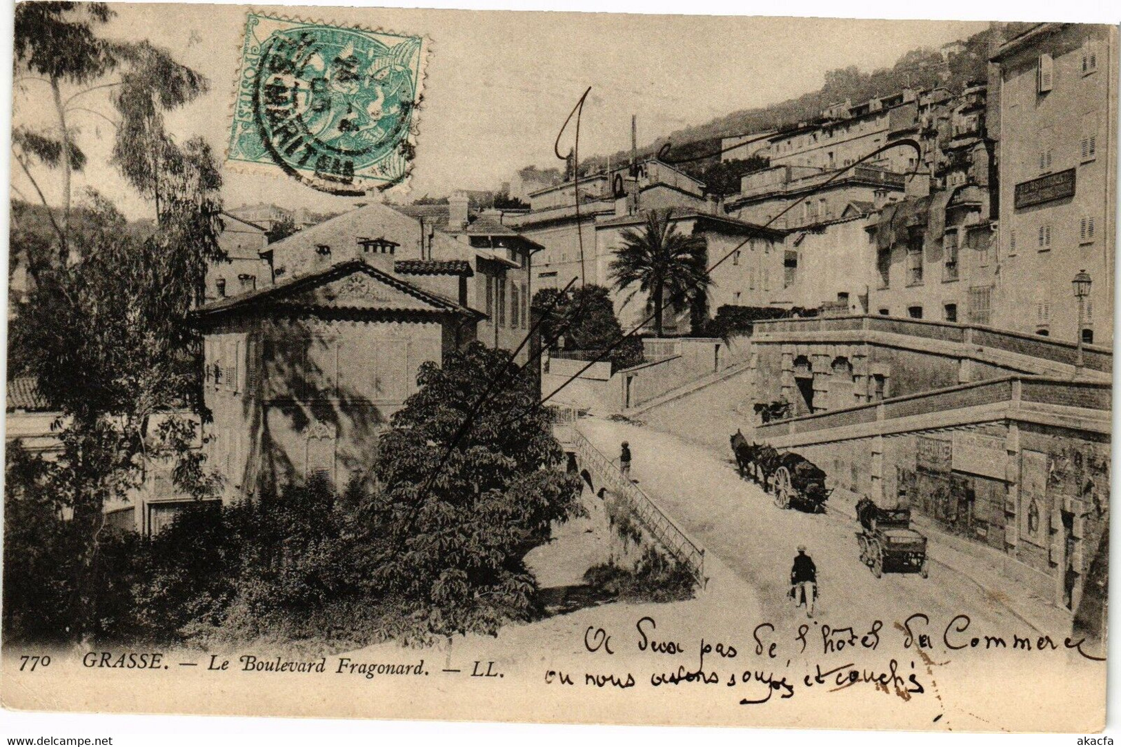 CPA GRASSE - Le Boulevard Fragonard (192160) - Grasse