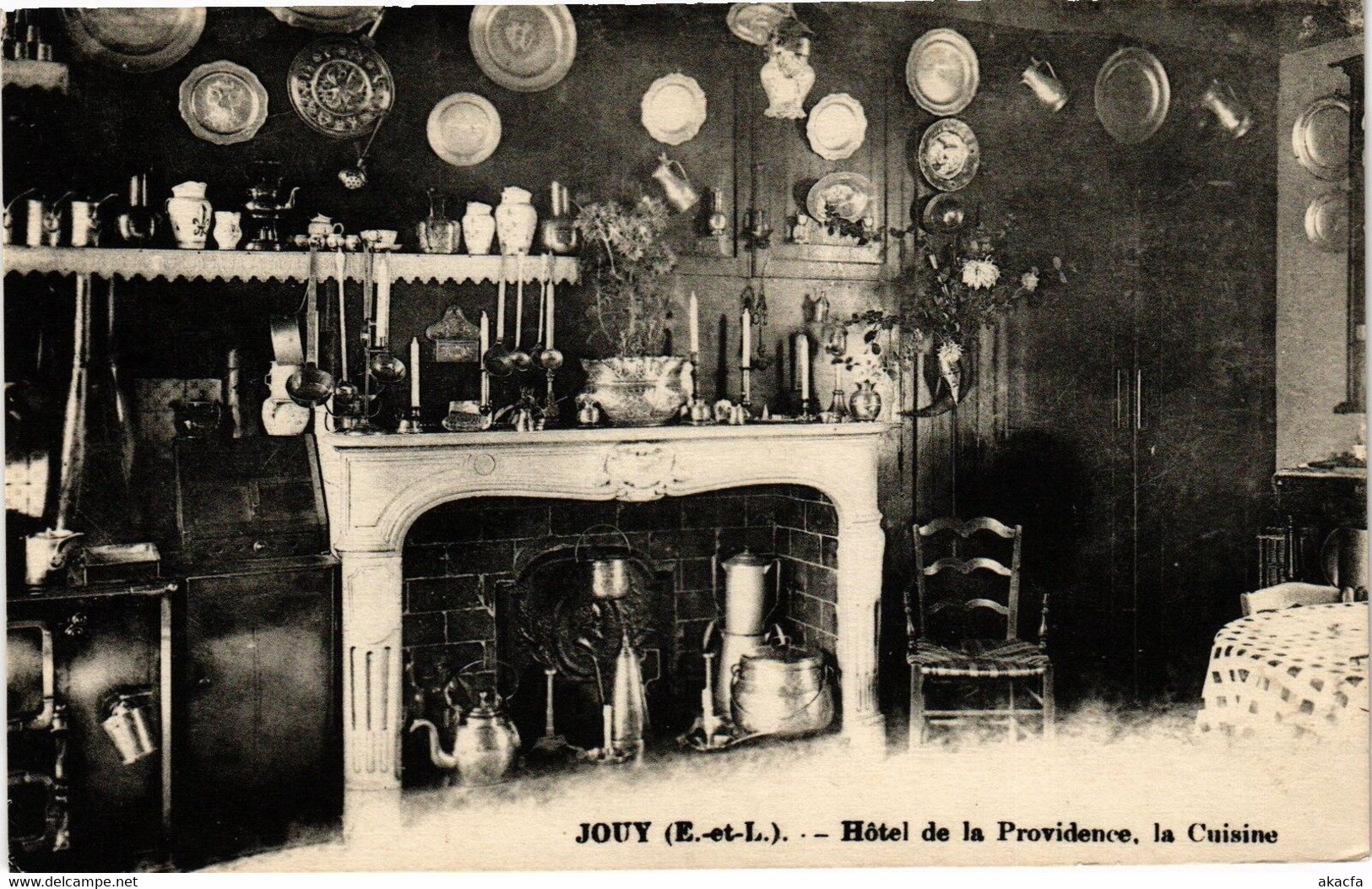 CPA JOUY-Hotel De La Providence - La Cuisine (184340) - Jouy