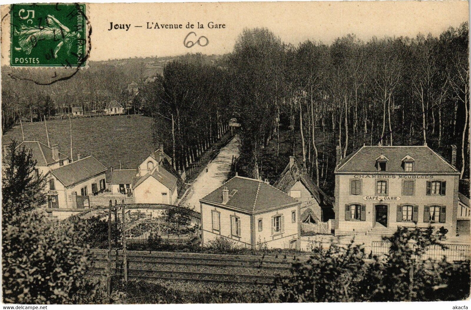 CPA JOUY-L'Avenue De La Gare (184341) - Jouy