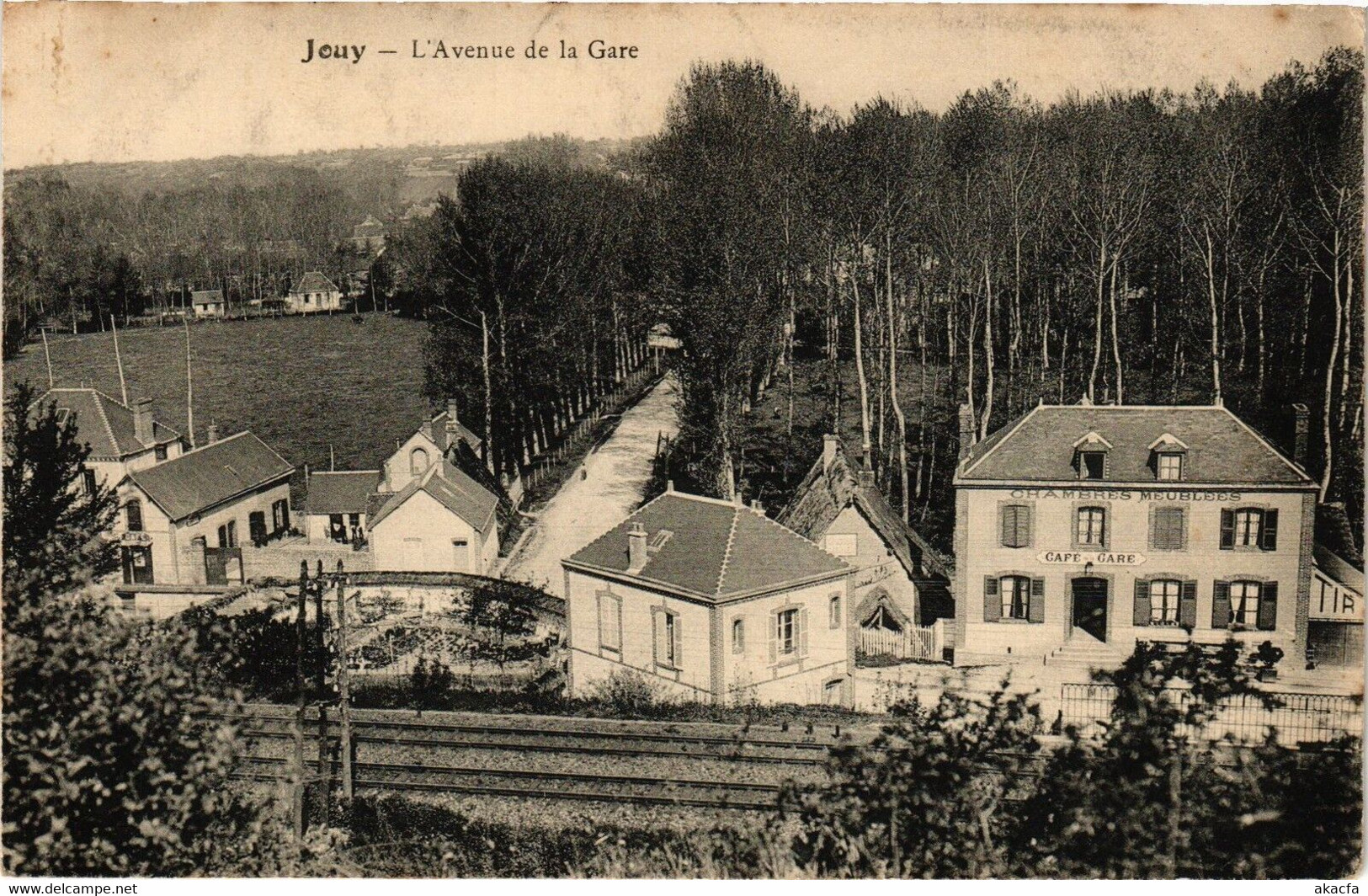 CPA JOUY-L'Avenue De La Gare (184440) - Jouy