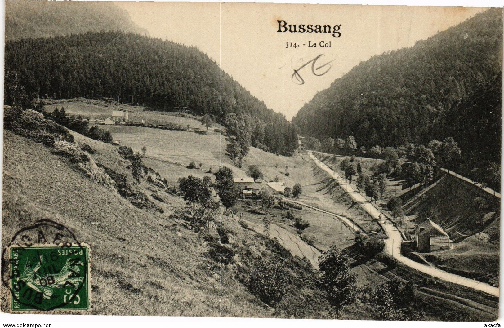 CPA BUSSANG Le Col (184925) - Col De Bussang