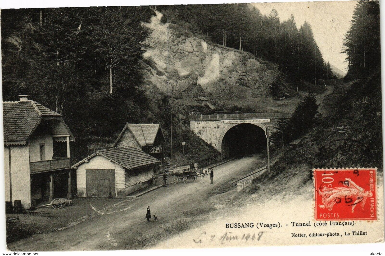 CPA BUSSANG Tunnel (184856) - Col De Bussang