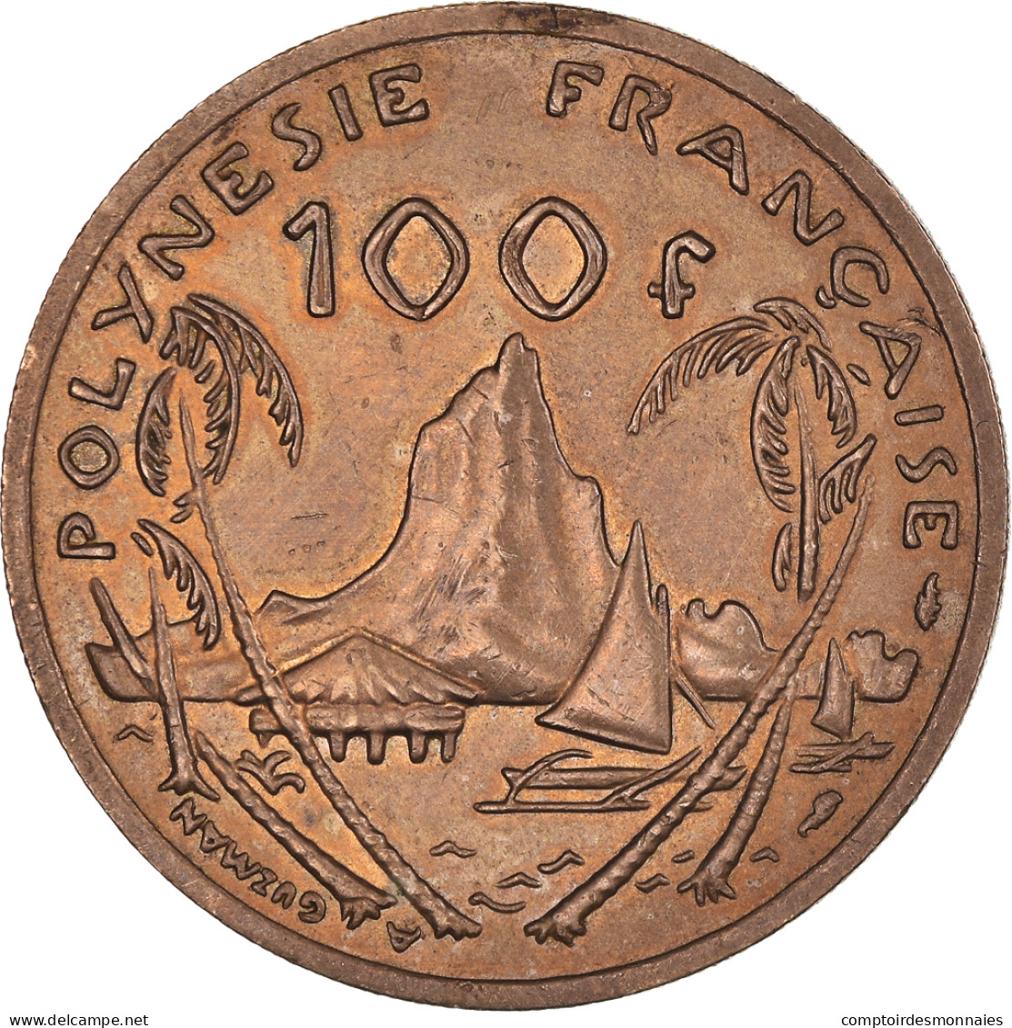 Monnaie, Polynésie Française, 100 Francs, 1976, Paris, TTB+, Nickel-Bronze - Frans-Polynesië
