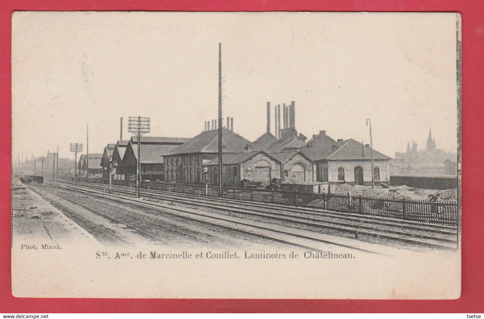 Châtelineau - Sté Ame De Marcinelle Et Couillet - Laminoirs -1903 ( Voir Verso ) - Châtelet