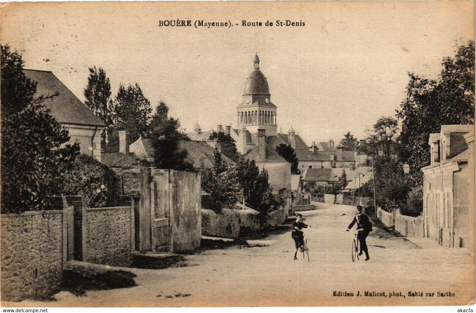 CPA Bouere .- Route De St-denis (191109) - Crez En Bouere