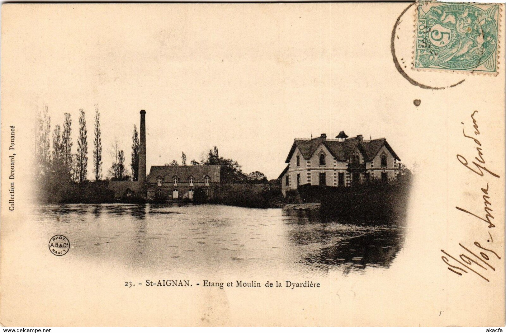 CPA Saint Aignan.- Etang Et Moulin (191132) - Saint Aignan Sur Rö