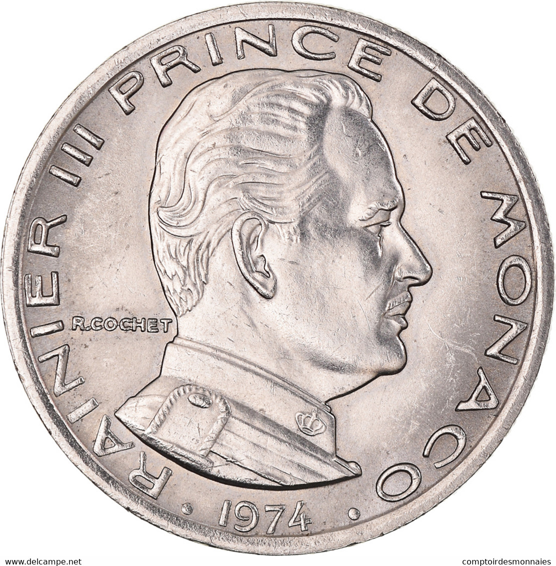 Monnaie, Monaco, Rainier III, Franc, 1974, SUP, Nickel, KM:140 - 1960-2001 Nouveaux Francs