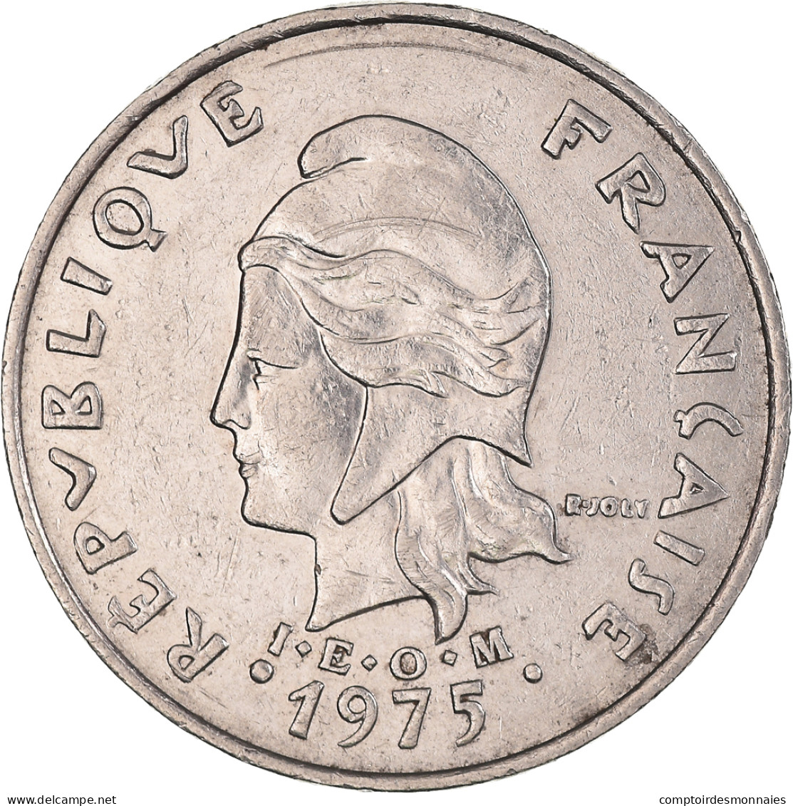 Monnaie, Polynésie Française, 20 Francs, 1975, Paris, TTB+, Nickel, KM:9 - Frans-Polynesië