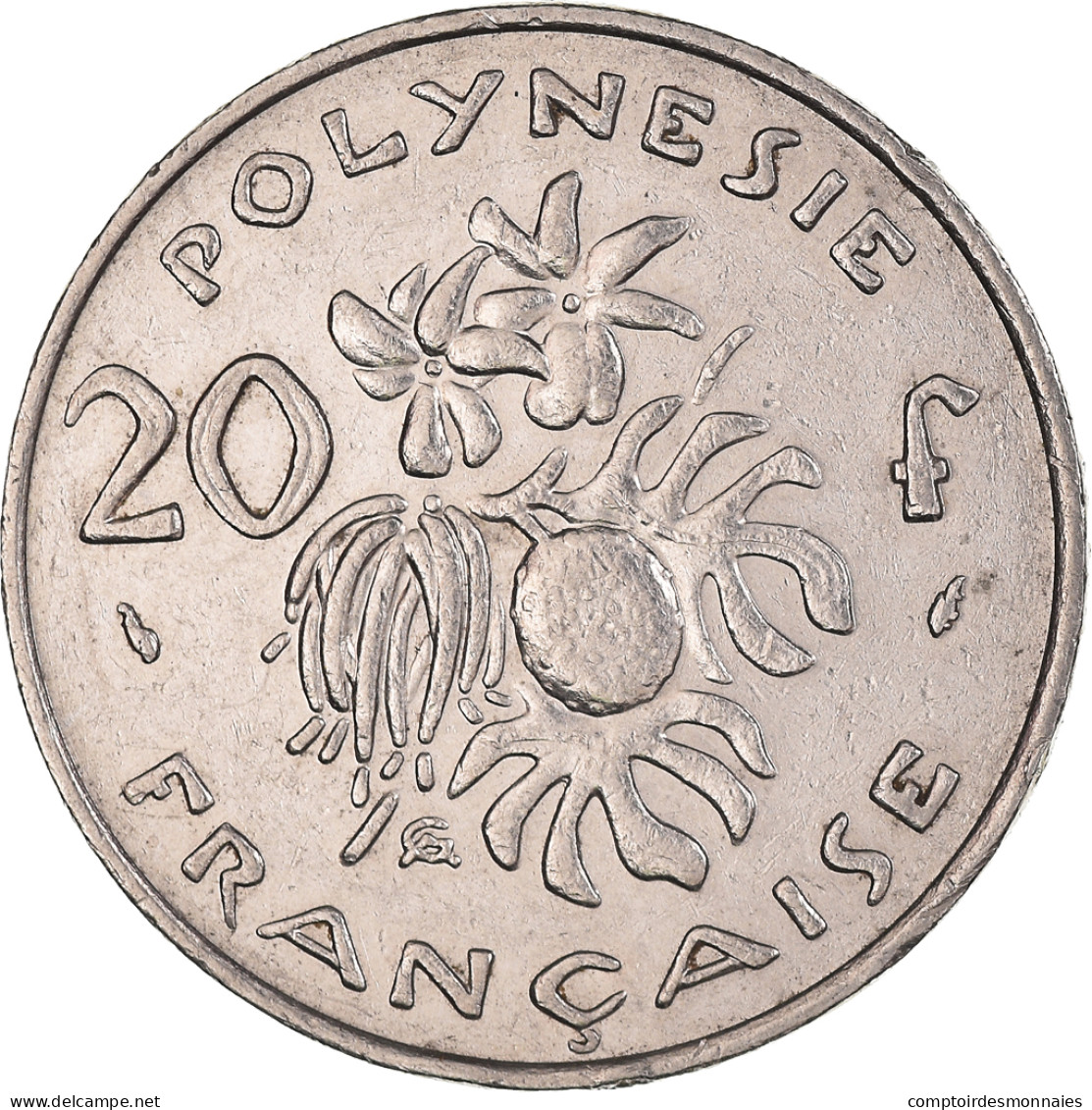 Monnaie, Polynésie Française, 20 Francs, 1975, Paris, TTB+, Nickel, KM:9 - Frans-Polynesië