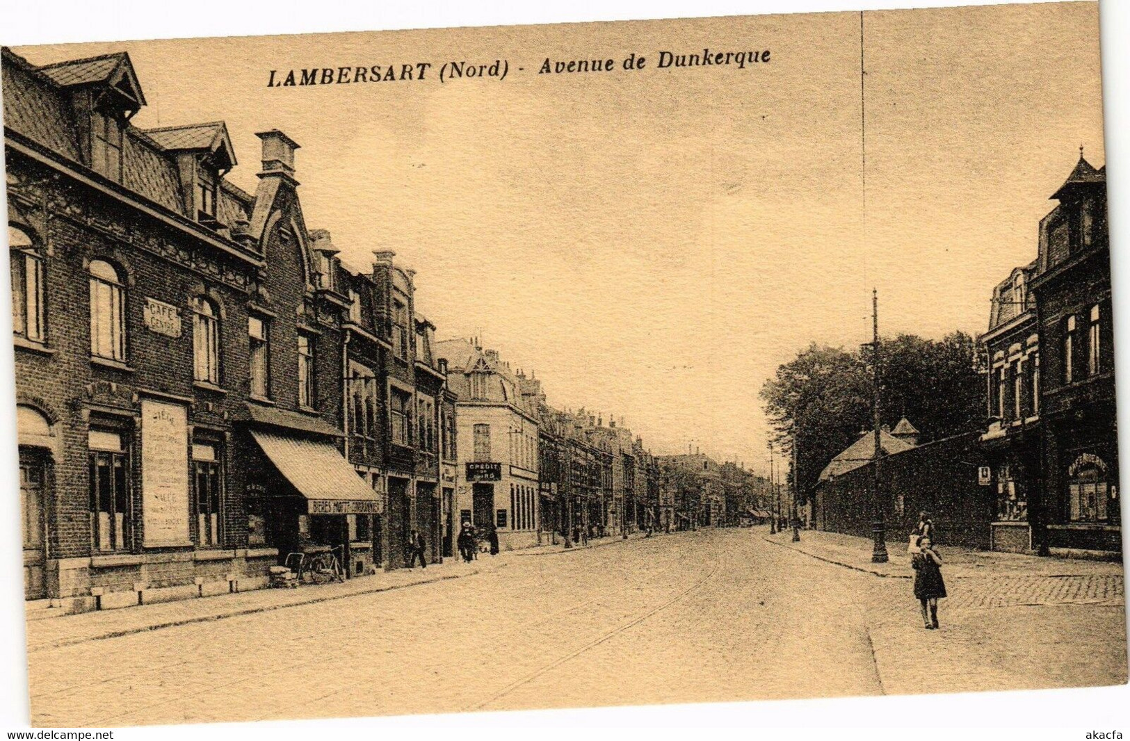 CPA LAMBERSART - Avenue DUNKERQUE (204642) - Lambersart
