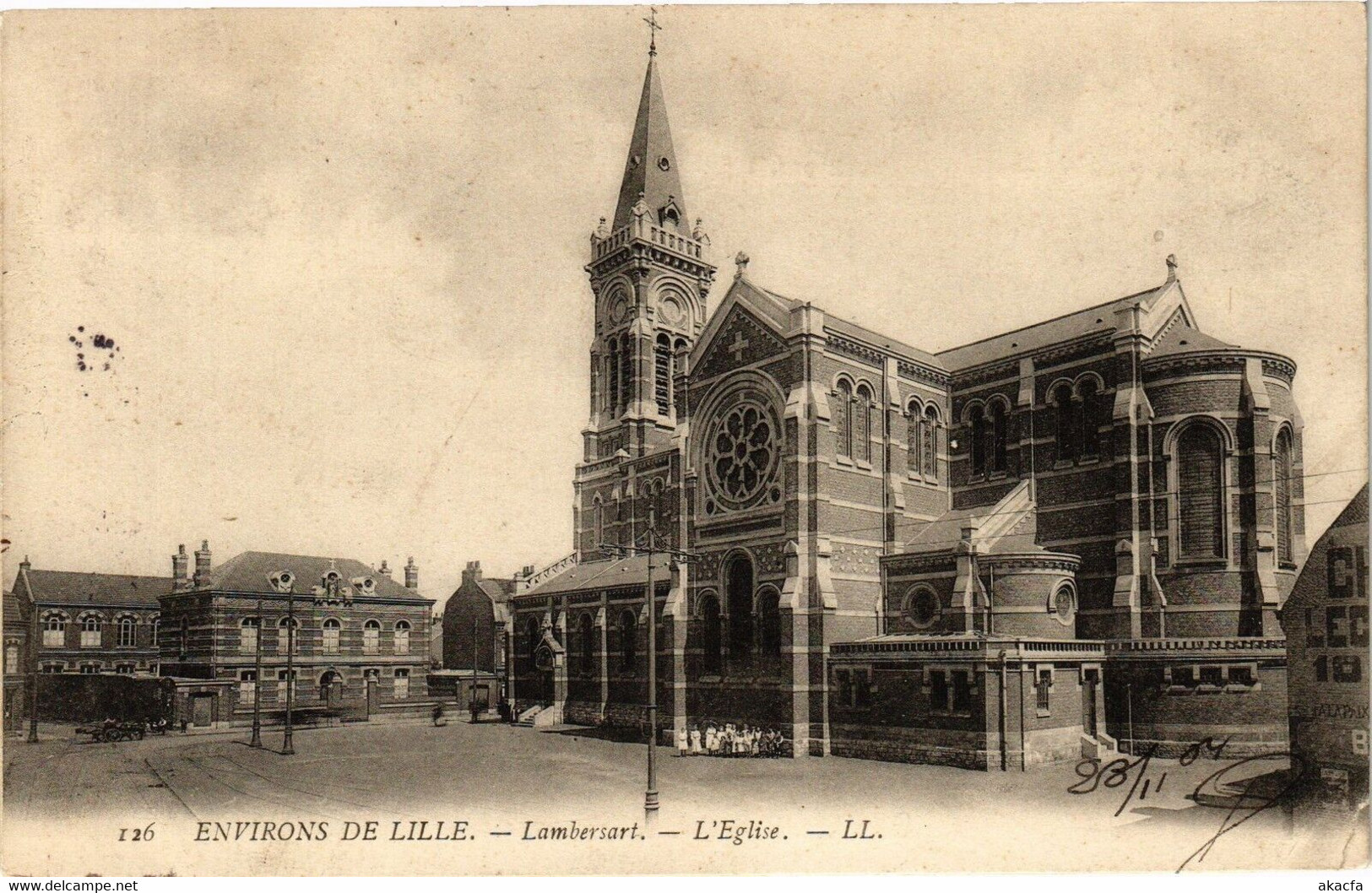 CPA Env. De LILLE - LAMBERSART - L'Église (204640) - Lambersart