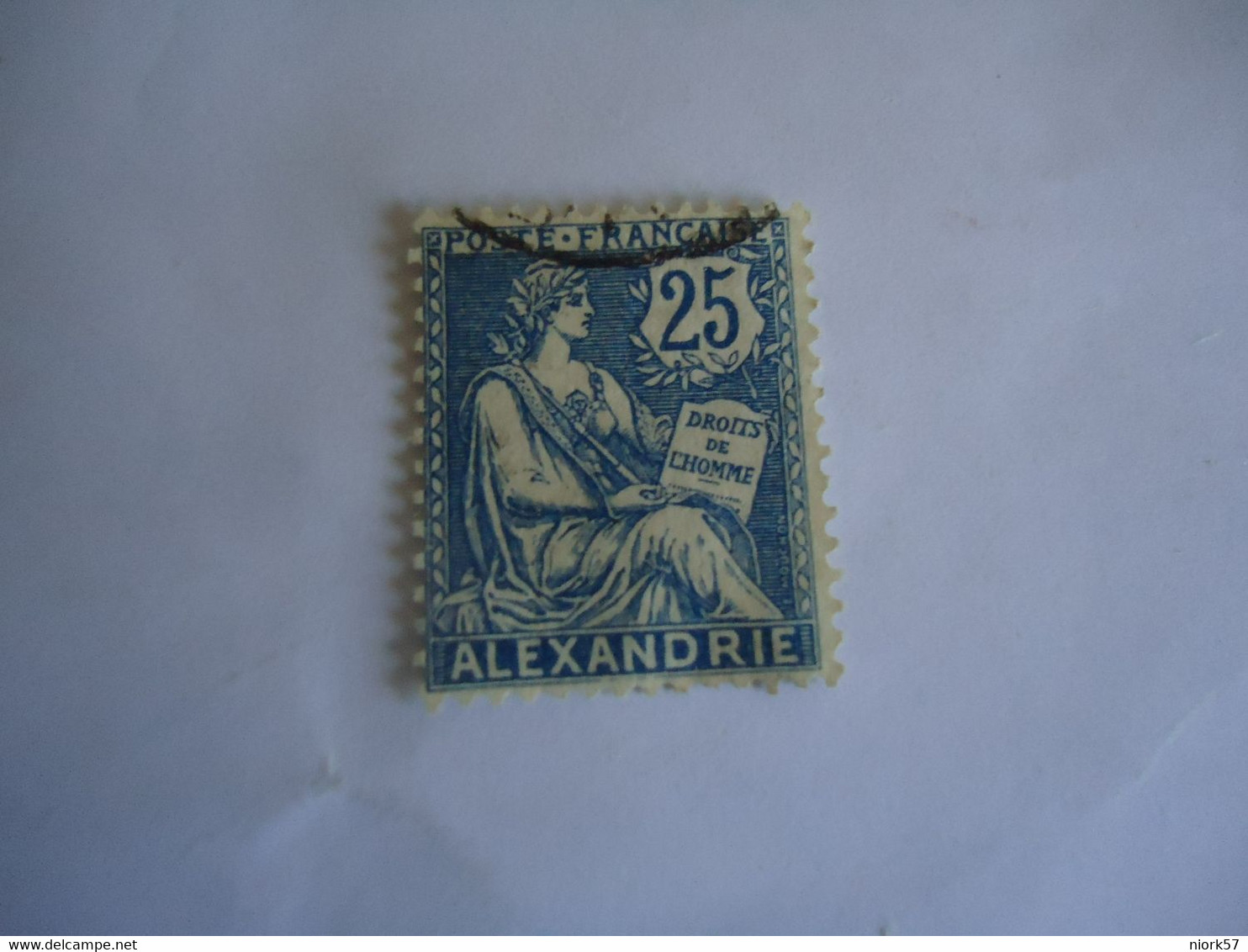 ALEXANDRIA FRANCE  COLONIES   USED STAMPS - Andere & Zonder Classificatie