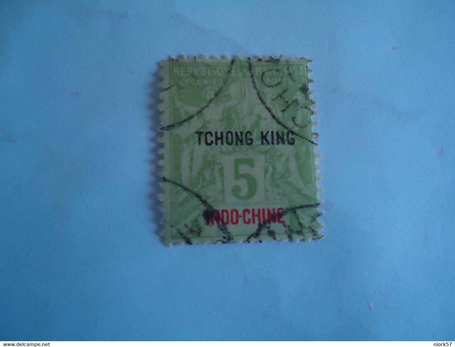 TCHONG KING   INDOCHINA  USED    STAMPS OVEPRINT CHINA  TCHONG KING - Altri & Non Classificati