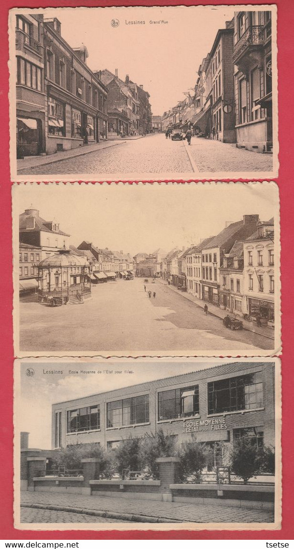 Lessines ... Différents Endroits De La Commune - Lot De 6 Cartes Postales ( Voir Verso ) - Lessen