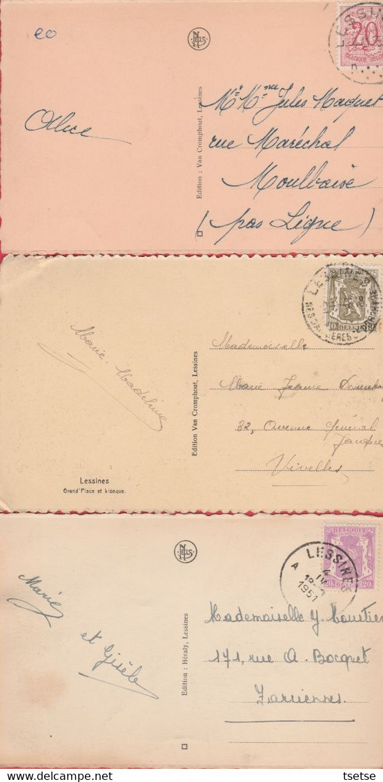 Lessines ... Différents Endroits De La Commune - Lot De 6 Cartes Postales ( Voir Verso ) - Lessen