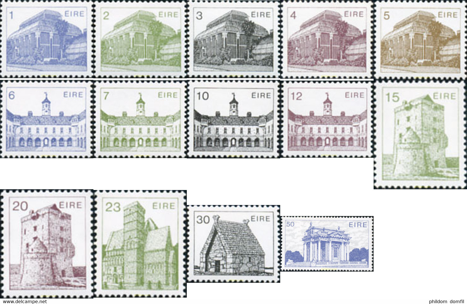 164820 MNH IRLANDA 1983 ARQUITECTURA IRLANDESA - Collections, Lots & Series