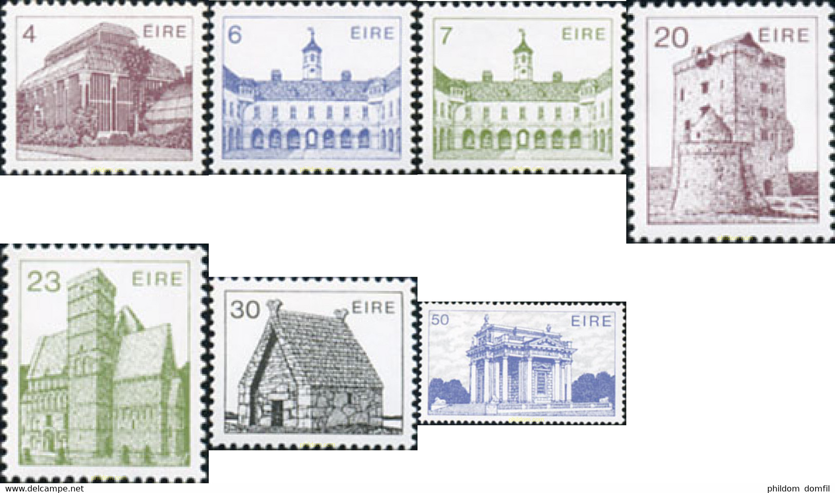 216557 MNH IRLANDA 1983 ARQUITECTURA IRLANDESA - Collections, Lots & Séries