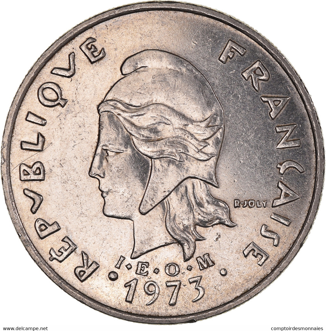 Monnaie, Polynésie Française, 20 Francs, 1973, Paris, SUP, Nickel, KM:9 - Frans-Polynesië