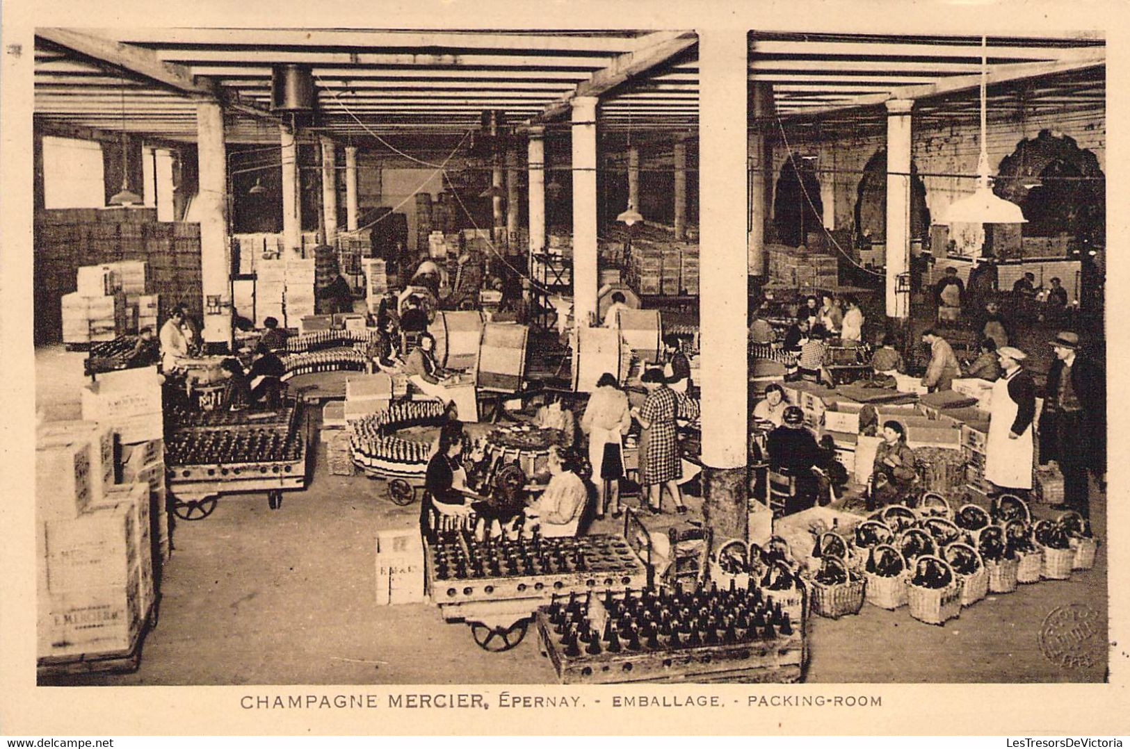 CPA - France - 51 - EPERNAY - Champagne Mercier Emballage - Packing Room - - Epernay