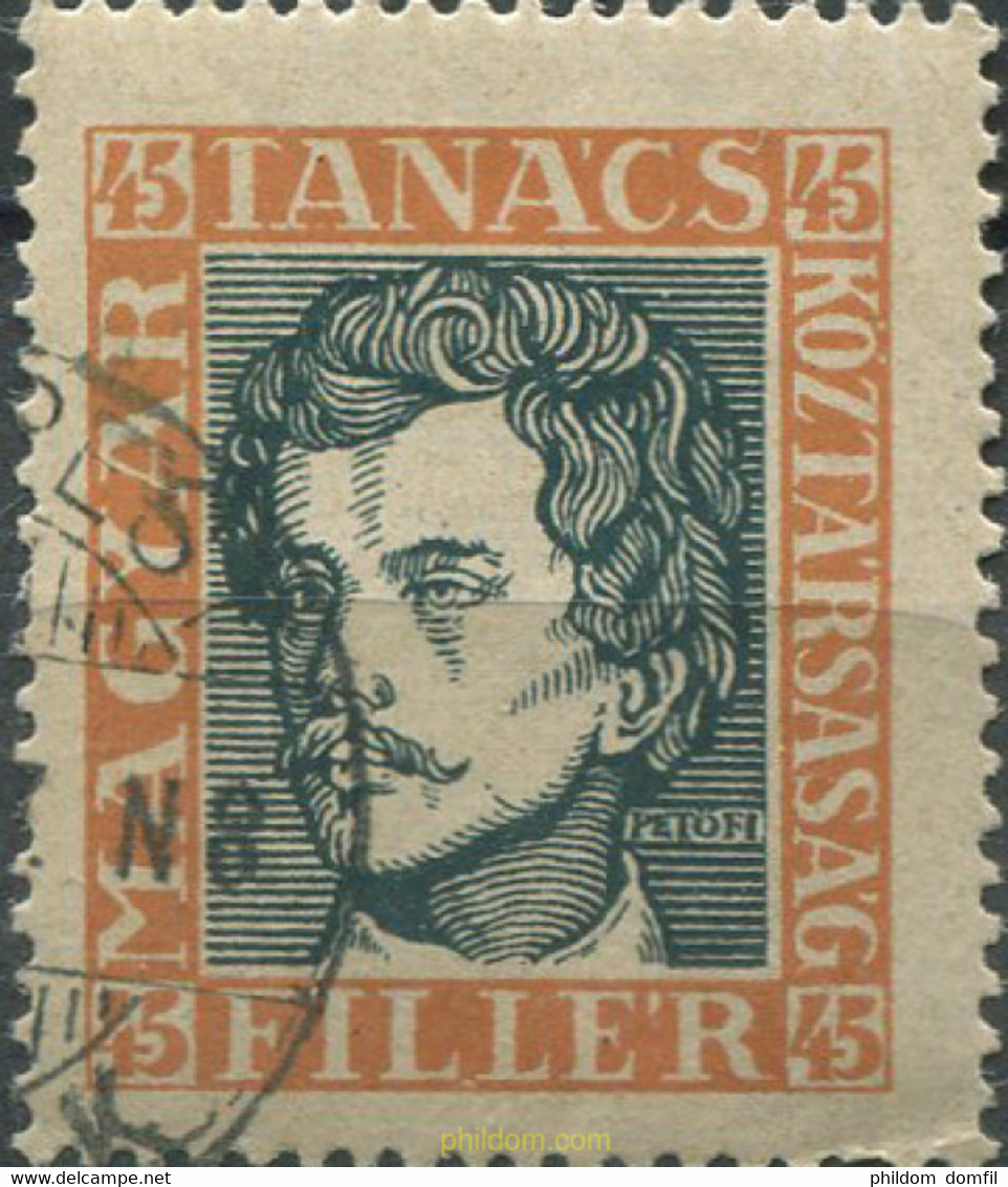 673705 USED HUNGRIA 1919 REVOLUCIONARIOS - Used Stamps