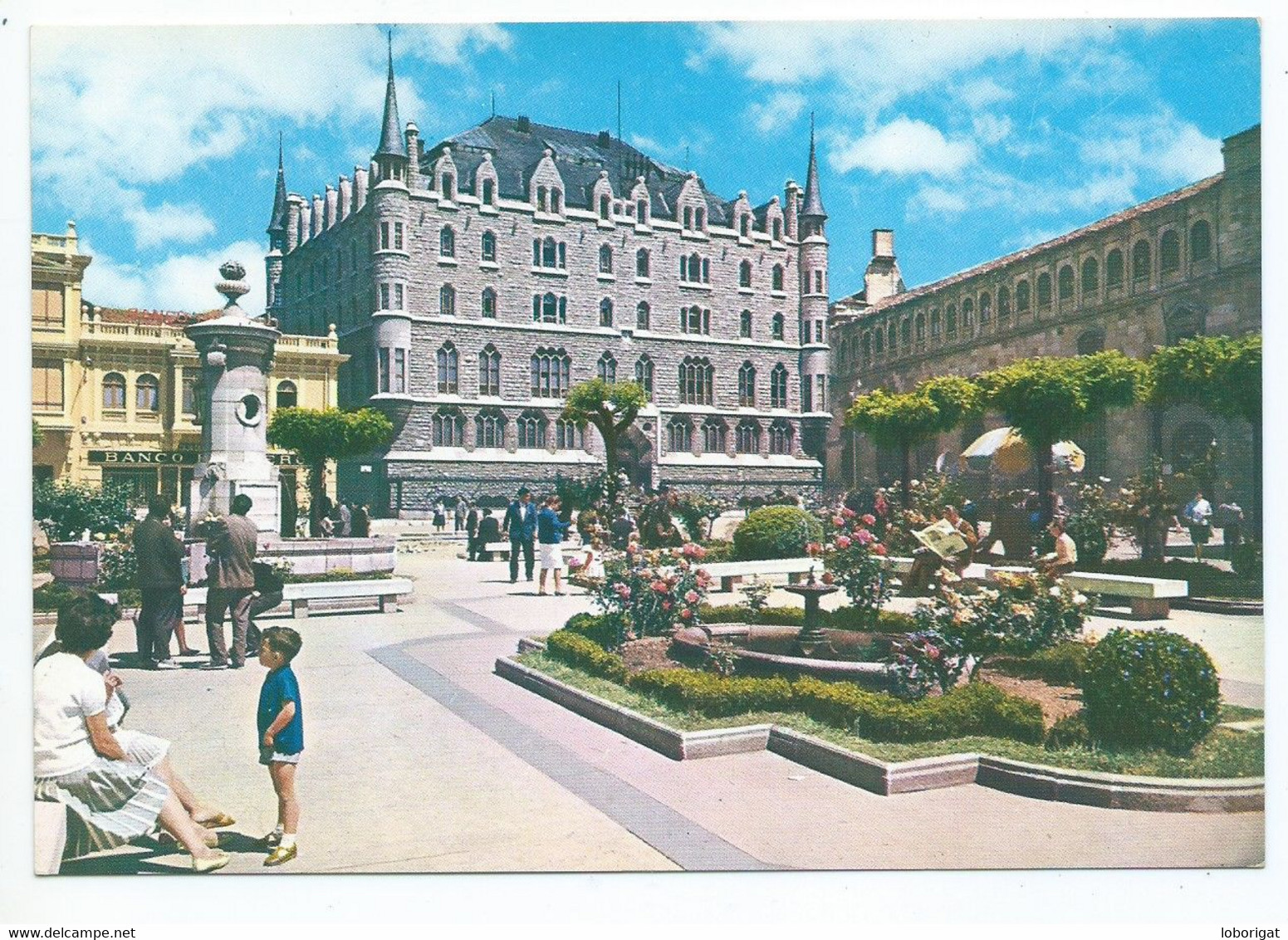 EDIFICIO DE LA CAJA DE AHORROS Y MONTE DE PIEDAD.-  LEON -  CASTILLA Y LEON.- ( ESPAÑA ). - León