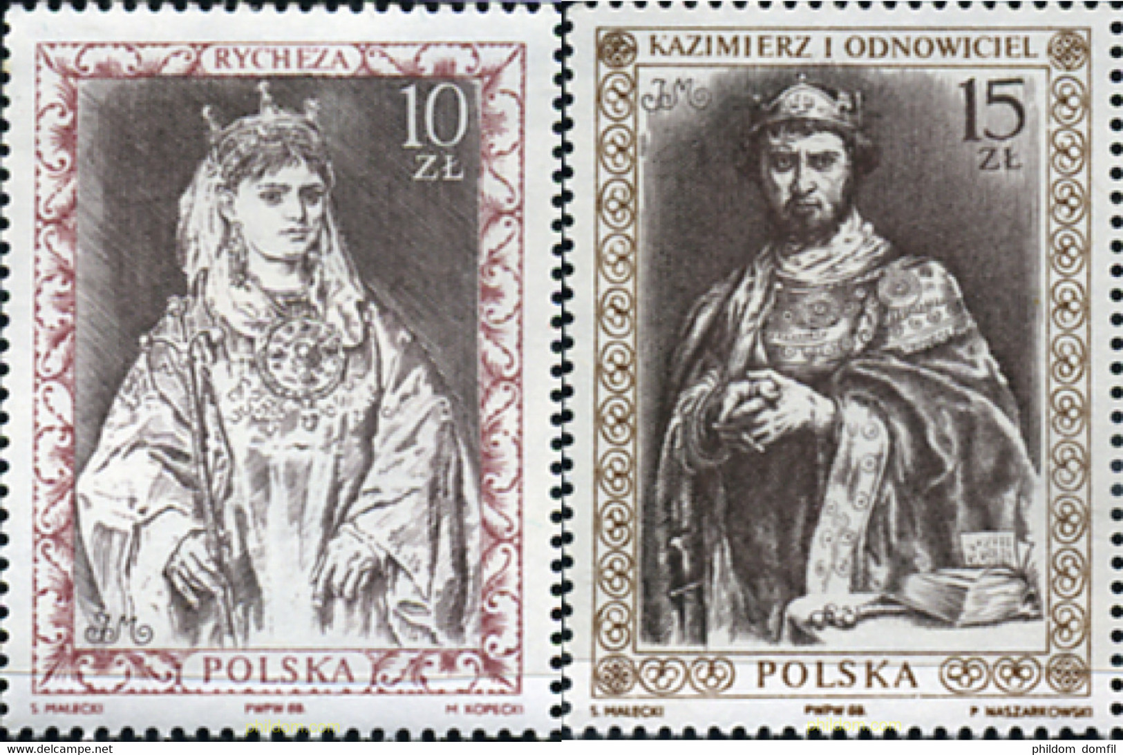 168489 MNH POLONIA 1988 REYES Y PRINCIPES POLACOS - Non Classés