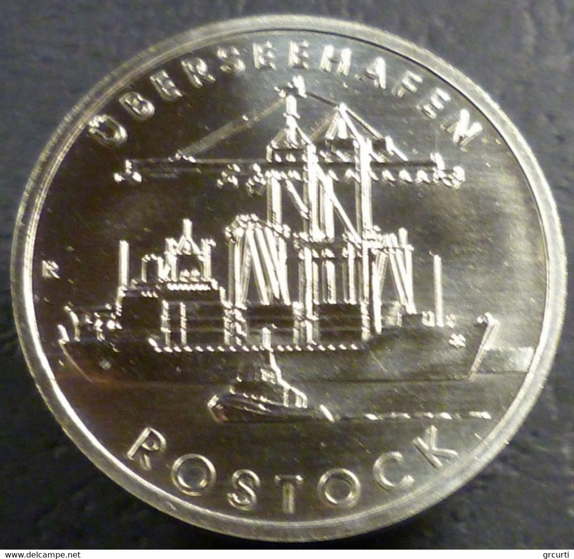 Germania Orientale - DDR - 5 Mark 1988 - Città Portuale Di Rostock - KM# 121 - 5 Mark