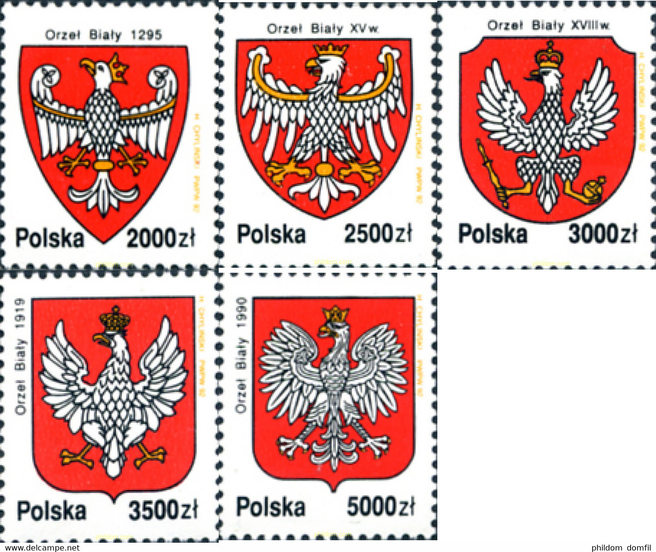 168898 MNH POLONIA 1992 MOTIVOS VARIOS - Unclassified