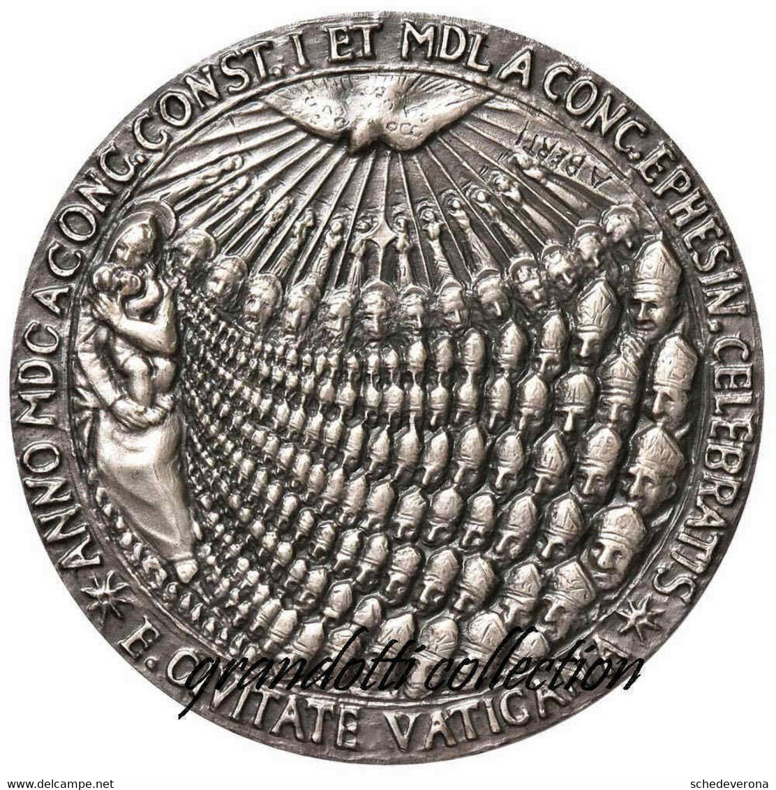 GIOVANNI PAOLO II ANNO VI MEDAGLIA 1982 CONCILIO COSTANTINOPOLI ED EFESO - Royaux/De Noblesse