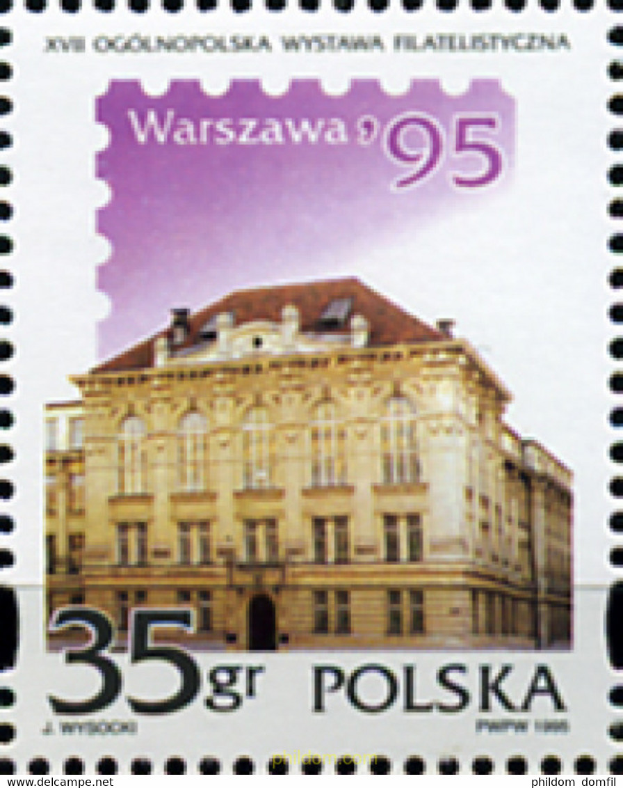 169137 MNH POLONIA 1995 WARSZAWA 95. 17 EXPOSICION FILATELICA A VARSOVIA - Non Classificati