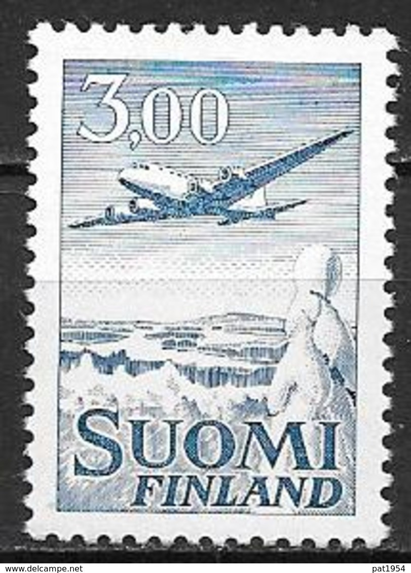 Finlande 1963 Poste Aérienne N° 9 Neuf ** MNH Avion DC6 - Unused Stamps