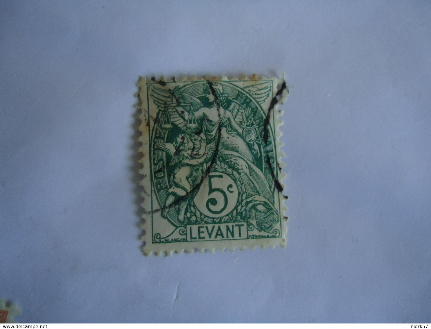 LEVANT   FRANCE  USED STAMPS 5C - Altri & Non Classificati