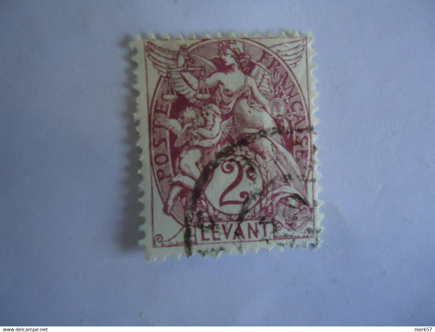 LEVANT   FRANCE  USED STAMPS 20C  WITH  POSTMARK - Other & Unclassified