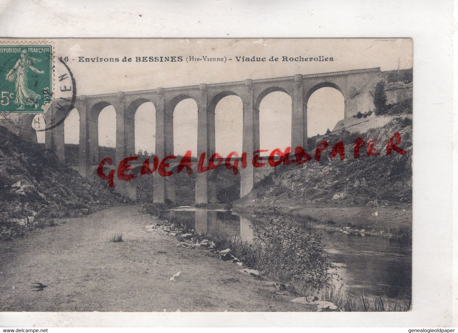 87- BESSINES - VIADUC DE ROCHEROLLES - Bessines Sur Gartempe