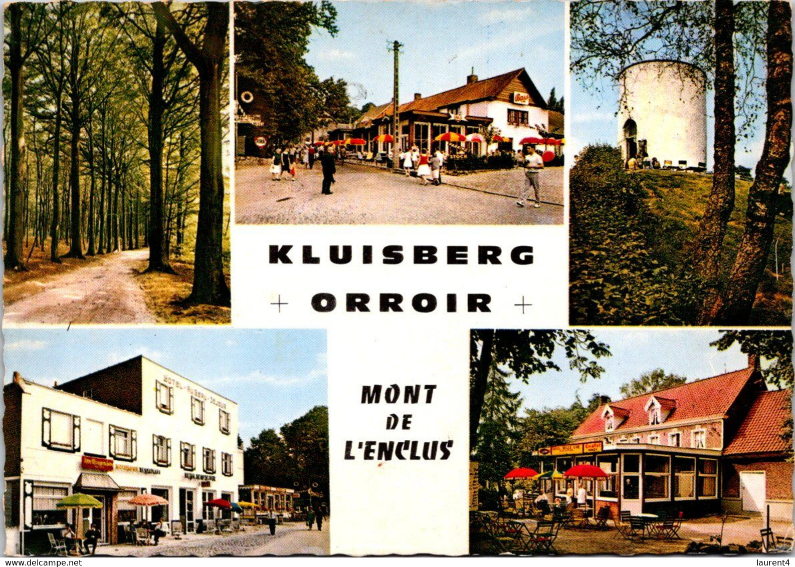 (2 M 3) Belgium (posted To France 1963) - Kluisberg  - Mont De L'Enclus  (125 Years Anvers ZOO Postmark) - Kluisbergen