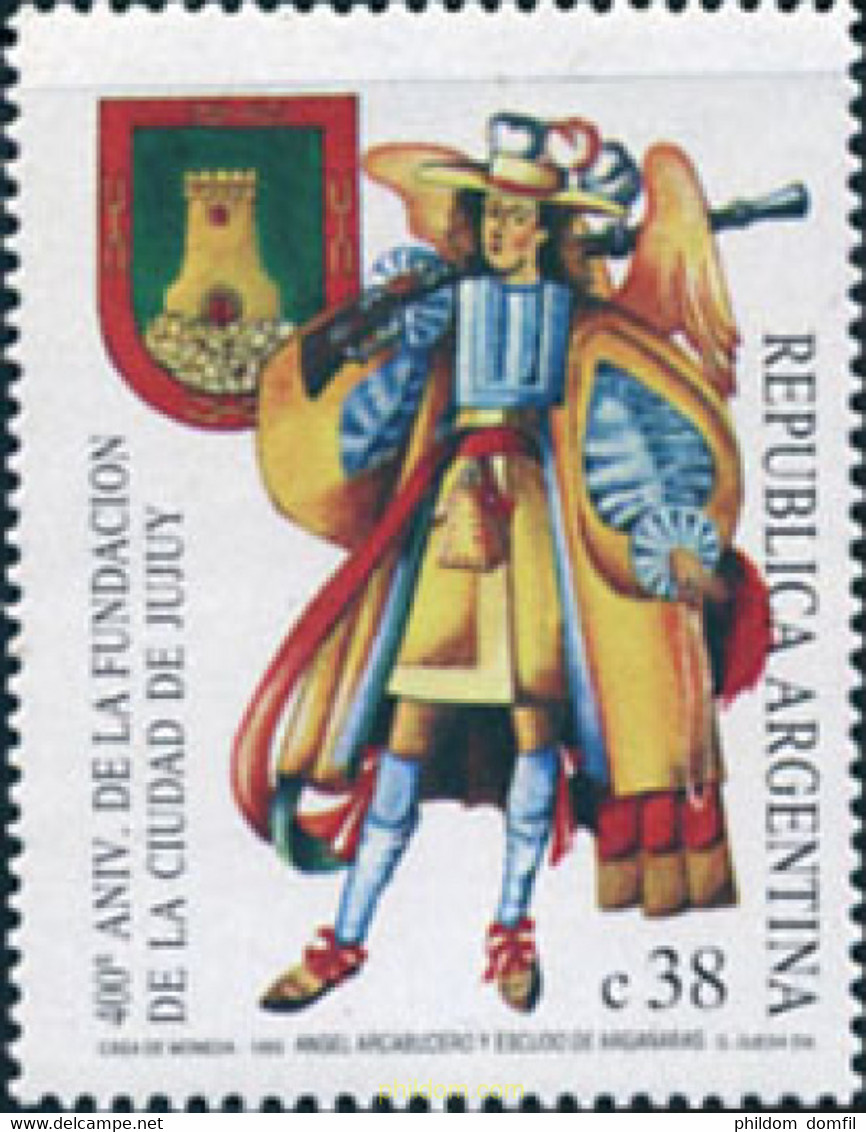 169702 MNH ARGENTINA 1993 400 ANIVERSARIO DE LA CIUDAD DE JUJUY - Oblitérés