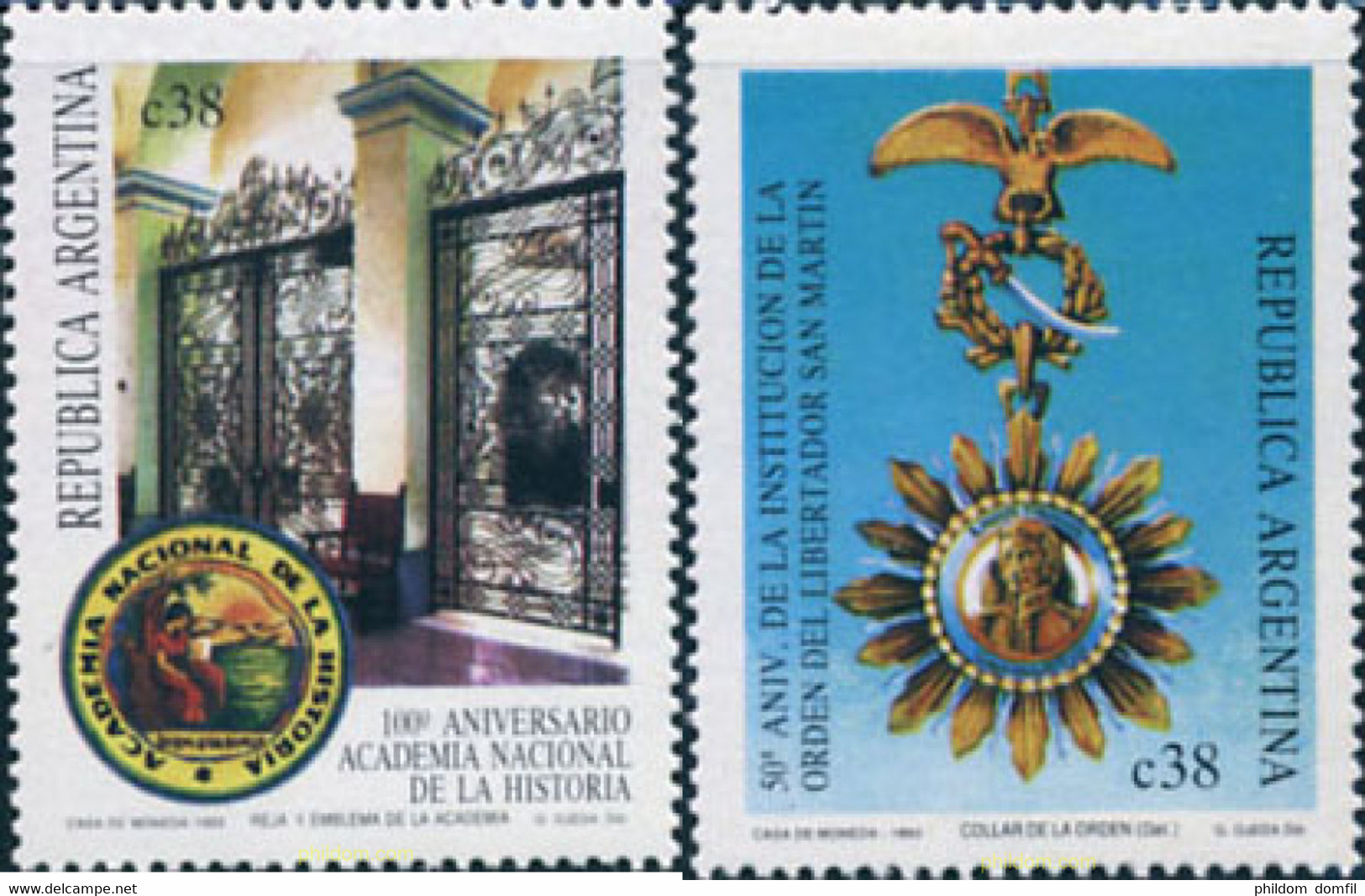 169705 MNH ARGENTINA 1993 ANIVERSARIOS VARIOS - Oblitérés