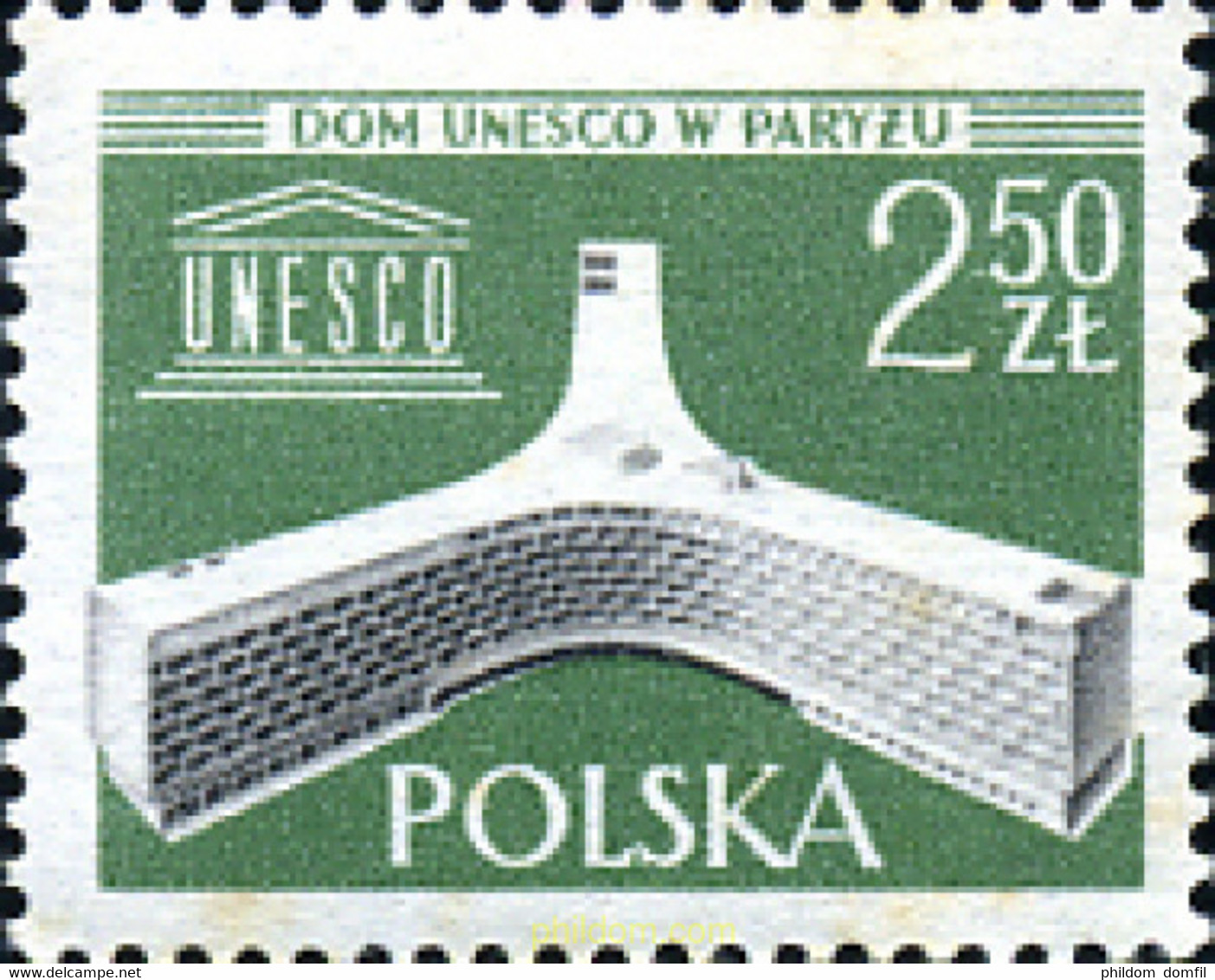 169875 MNH POLONIA 1958 INAGURACION DEL PALACIO DE LA U.N.E.S.C.O. - Unclassified