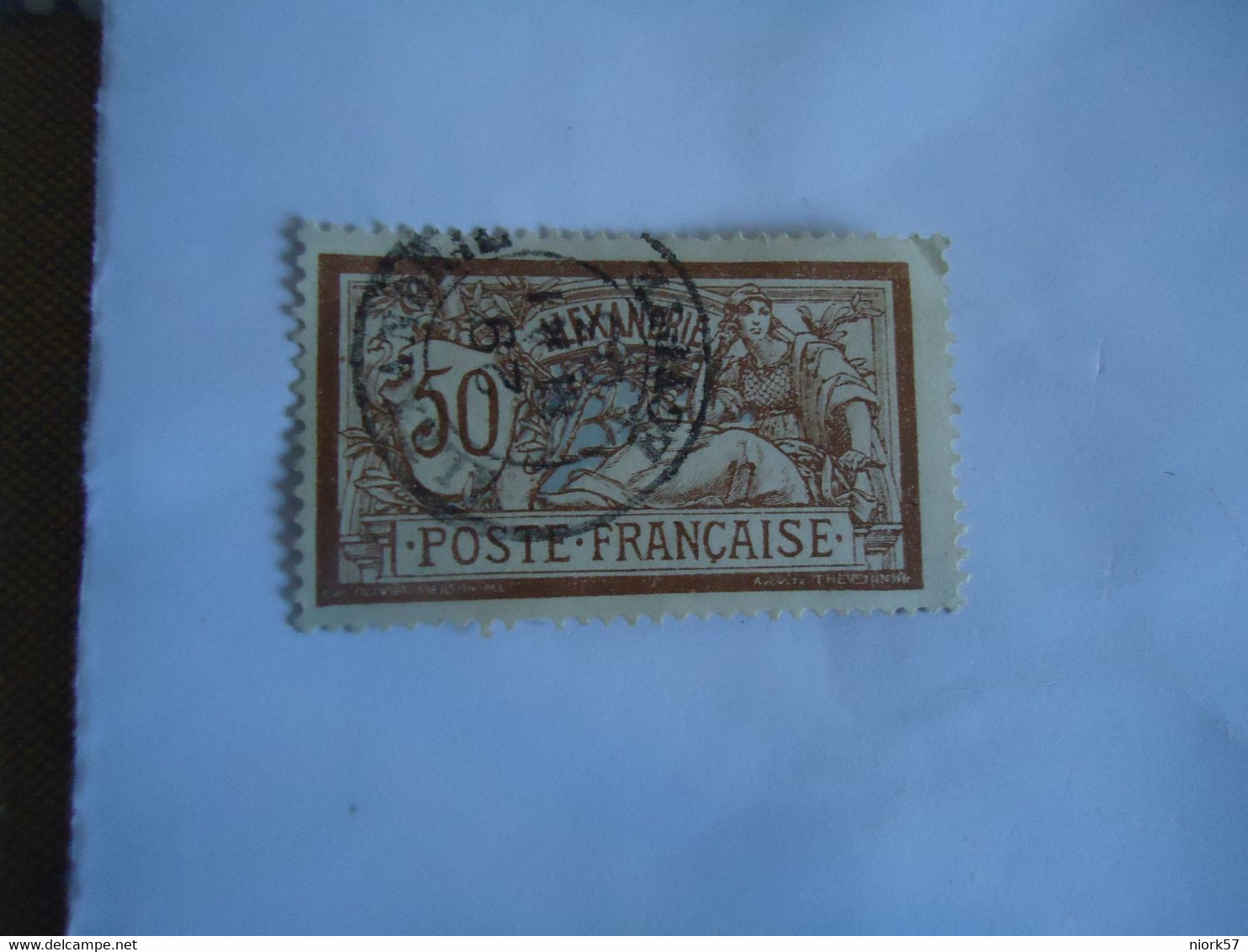 ALEXANDRIA FRANCE  COLONIES   USED STAMPS  WITH POSTMARK - Sonstige & Ohne Zuordnung