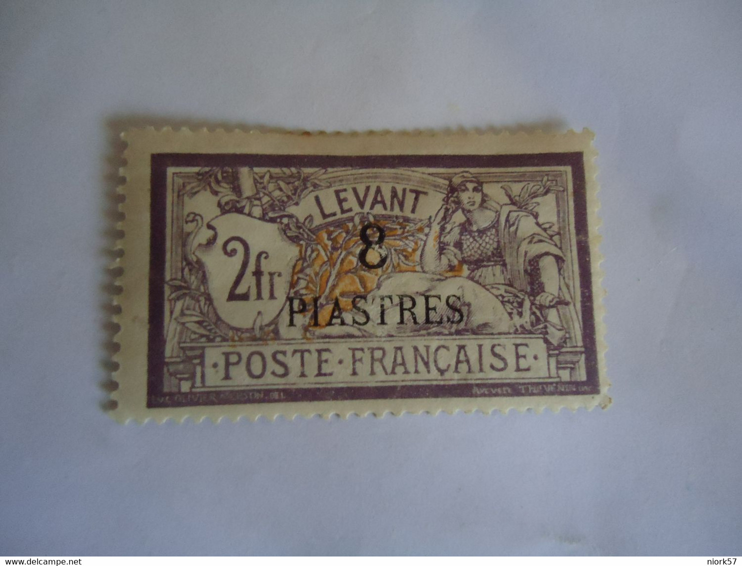 ALEXANDRIA FRANCE  COLONIES  2FR  USED STAMPS  WITH POSTMARK - Altri & Non Classificati