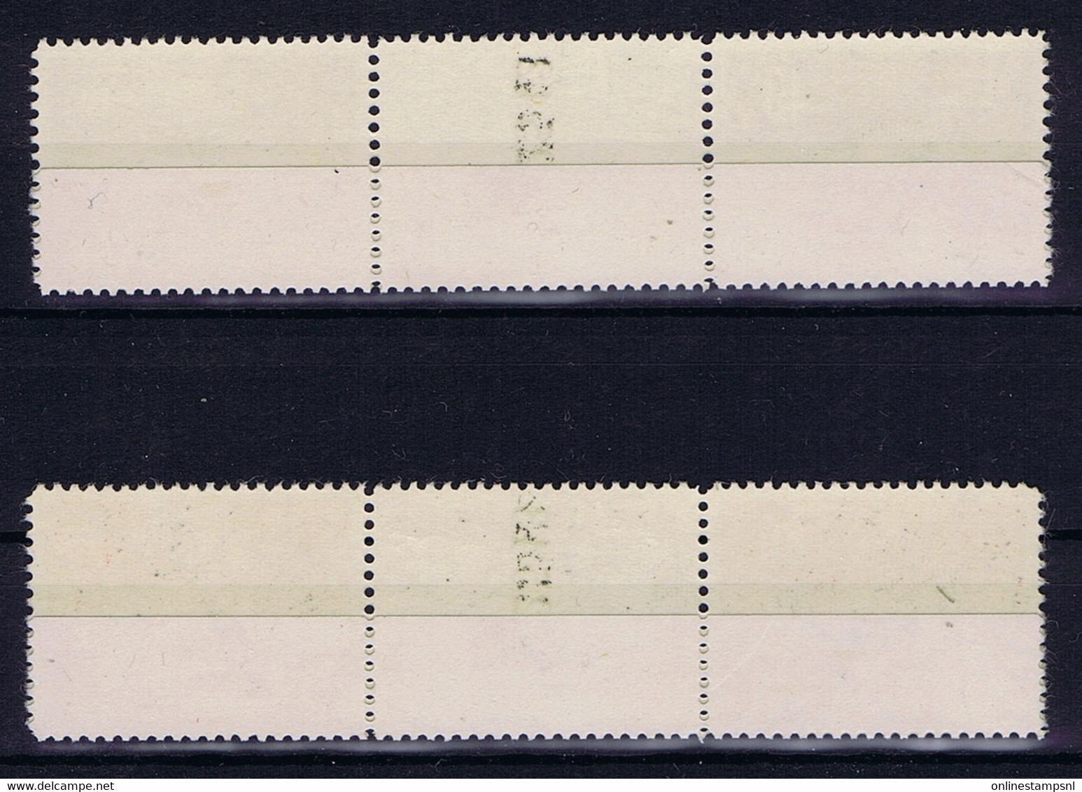 Israel: Mi  28KZ + 29KZ  Kehrdrucke Mit Zwischensteg  MNH/** Sans Charniere. 1950  Sheetborder Attached To Stamps - Ungebraucht (mit Tabs)