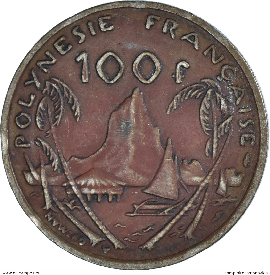 Monnaie, Polynésie Française, 100 Francs, 1987 - Frans-Polynesië