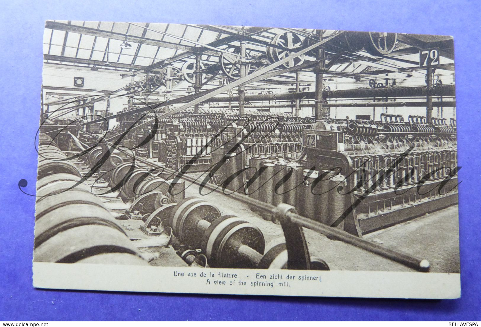 St Sint Gilles  Dendermonde Fabriek Usine FLANDRIA Tissage Filature Lot x 9 postkaarten