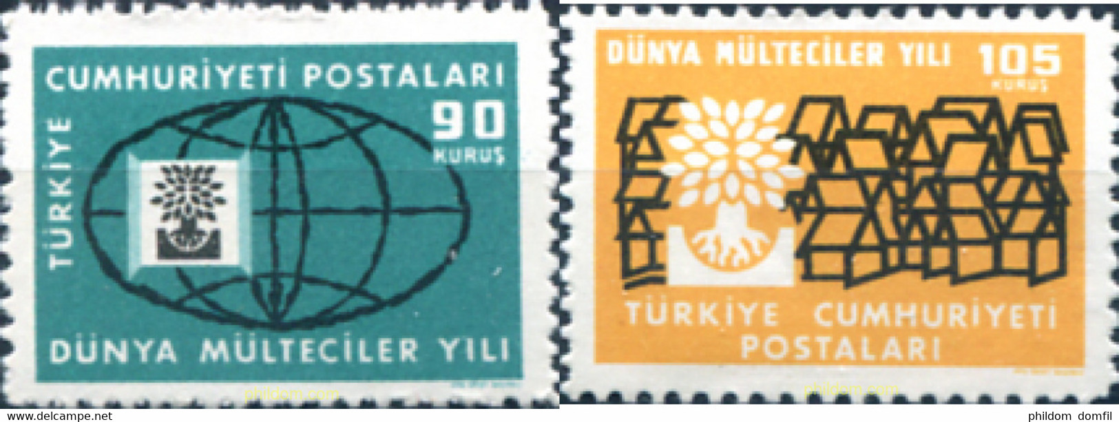 172154 MNH TURQUIA 1960 AÑO MUNDIAL DEL ALBERGUE - Collections, Lots & Series