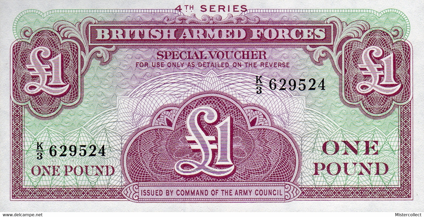 Billet 1 Pound BRITISH ARMED FORCES - NEUF - British Armed Forces & Special Vouchers