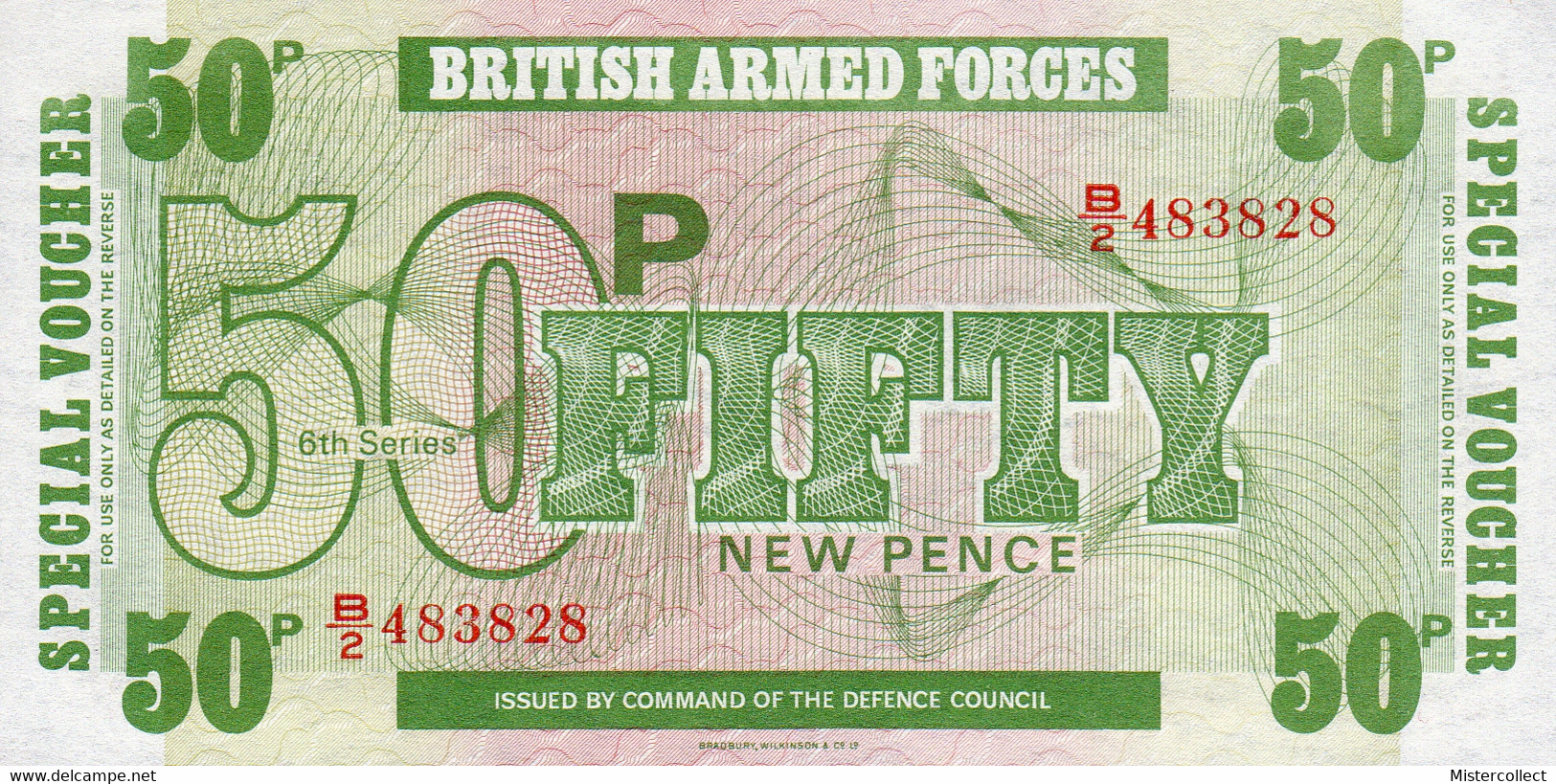 Billet 50 New Pence BRITISH ARMED FORCES  - NEUF - Fuerzas Armadas Británicas & Recibos Especiales